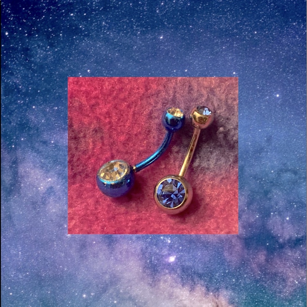 Set of two belly rings 💙💙